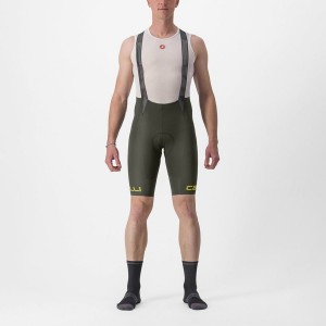 Castelli FREE AERO RC CLASSIC Muške Kratke Hlače S Bib Tamno Zelene | 60AZKNEDV