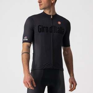 Castelli HERITAGE MAGLIA NERA Muške Dres Crne | 67HBZMNWF