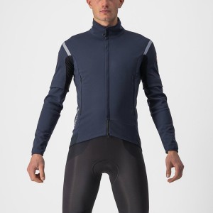 Castelli PERFETTO RoS 2 CONVERTIBLE Muške Jakne Plave Srebrne | 23MAUDTEP