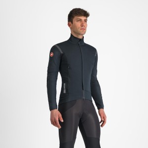 Castelli PERFETTO RoS 2 CONVERTIBLE Muške Jakne Crne Crne | 25OFNAZJM