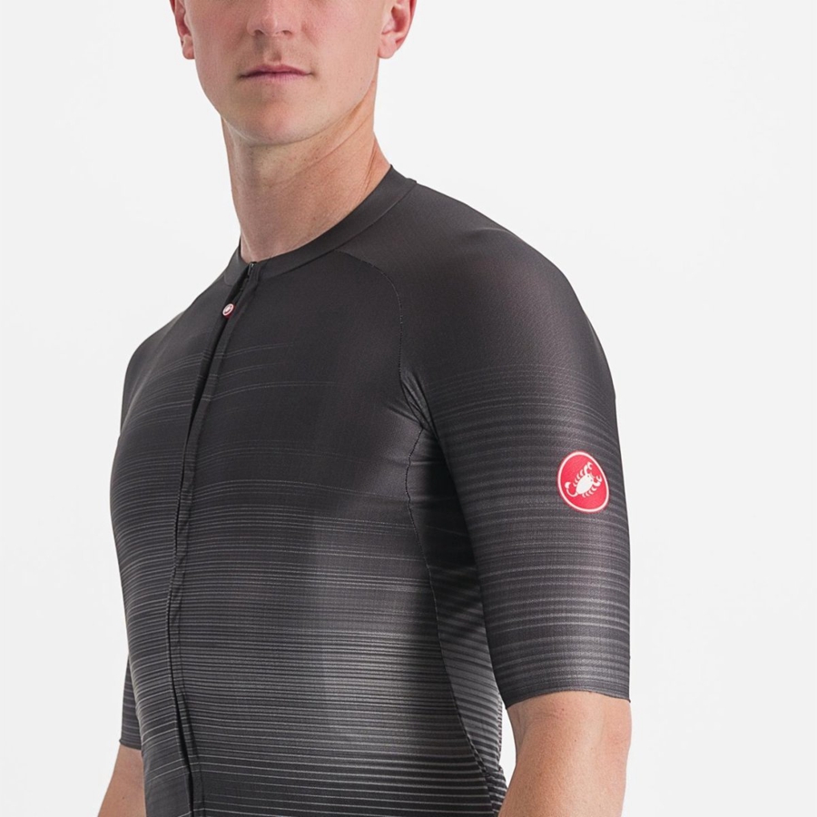 Castelli AERO RACE 6.0 Muške Dres Crne | 57BCWAFOY