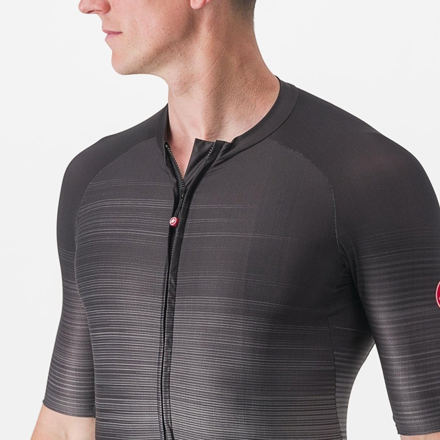 Castelli AERO RACE 6.0 Muške Dres Crne | 57BCWAFOY