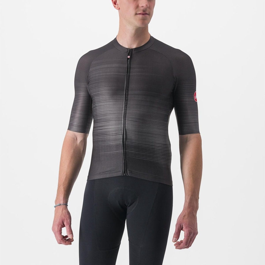Castelli AERO RACE 6.0 Muške Dres Crne | 57BCWAFOY