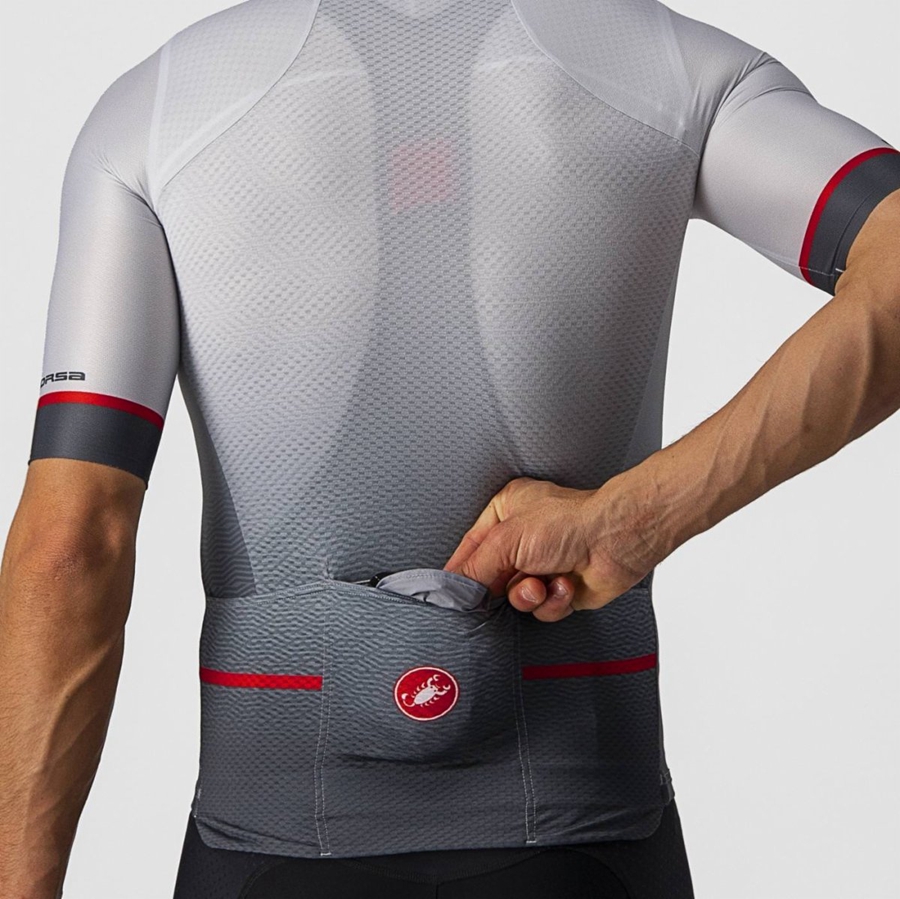 Castelli ARIA Muške Prsluk Srebrne Sive | 60OYFQVBW