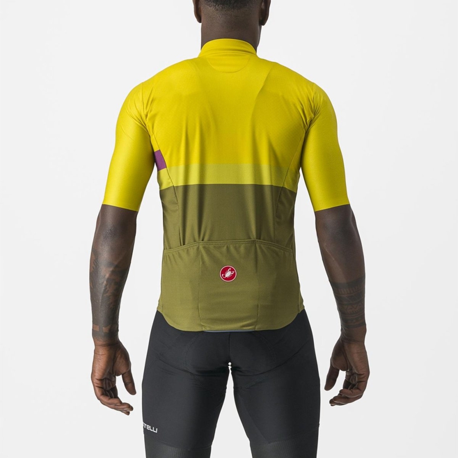 Castelli A BLOCCO Muške Dres Zelene | 16YHGADME