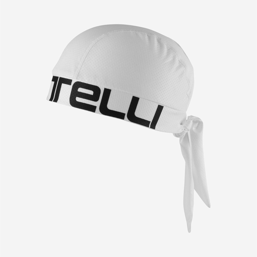 Castelli CASTELLI BANDANA Muške Pokrivala Za Glavu Bijele Crne | 87ZMUXVTF