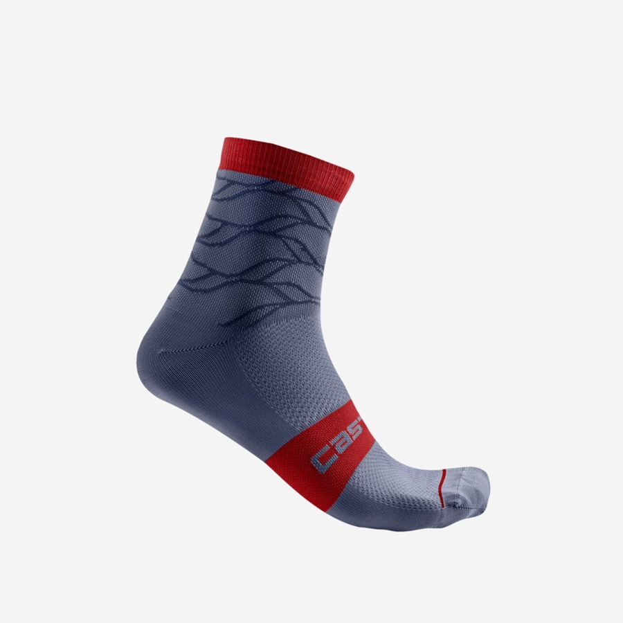 Castelli CLIMBER\'S 3.0 12 CM Ženske Čarape Plave | 97CDAKFOE