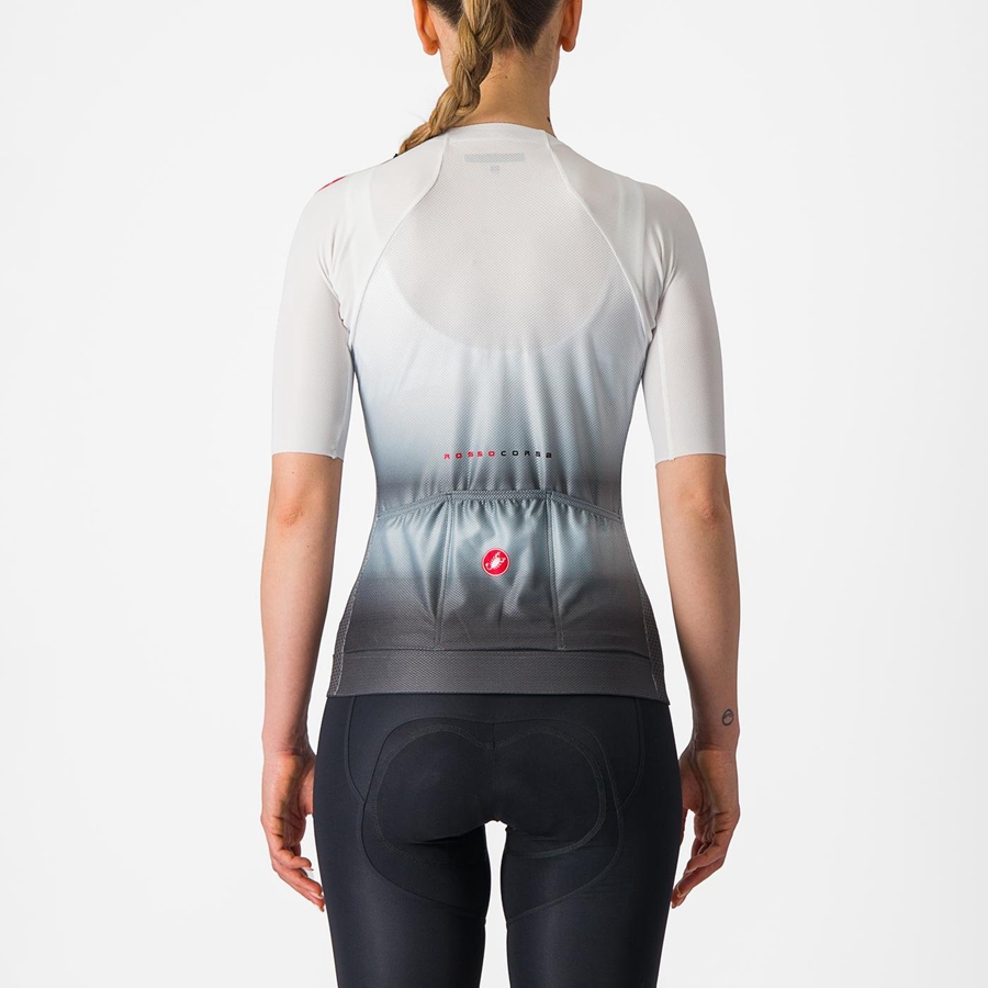 Castelli CLIMBER'S 4.0 W Ženske Dres Bijele Tamno Sive | 26BRQHDGJ