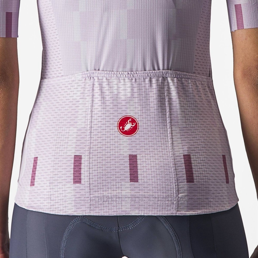 Castelli DIMENSIONE Ženske Dres Ljubičaste Bijele Tamno Ljubičaste | 86LDPIWAV