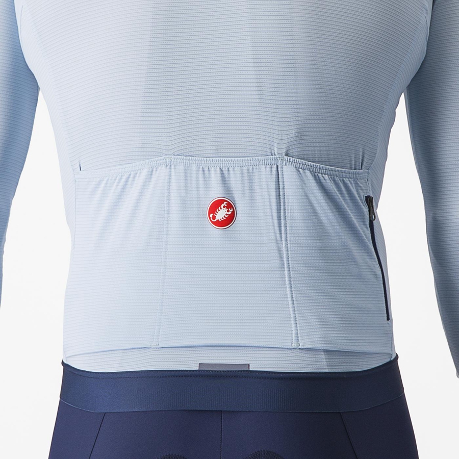 Castelli ESPRESSO LS Muške Dres Plave Plave | 80UOVPESX