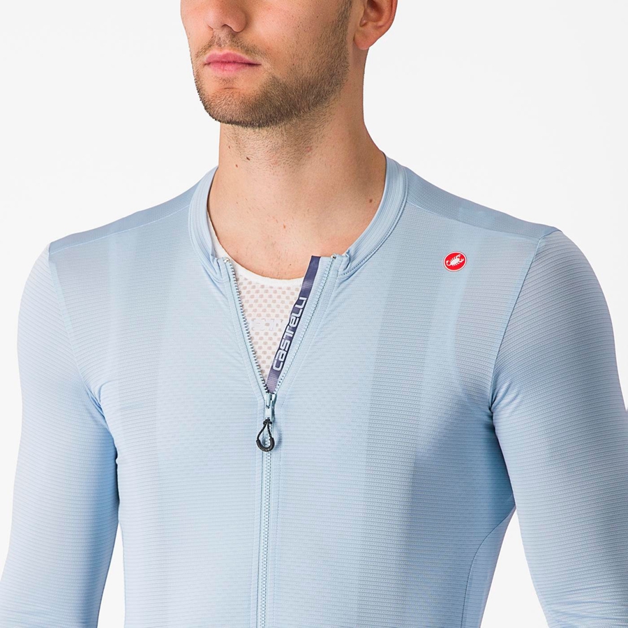 Castelli ESPRESSO LS Muške Dres Plave Plave | 80UOVPESX