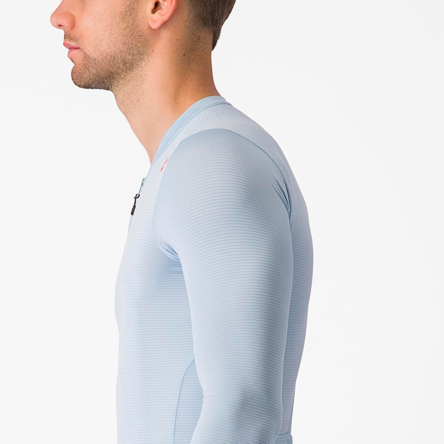 Castelli ESPRESSO LS Muške Dres Plave Plave | 80UOVPESX