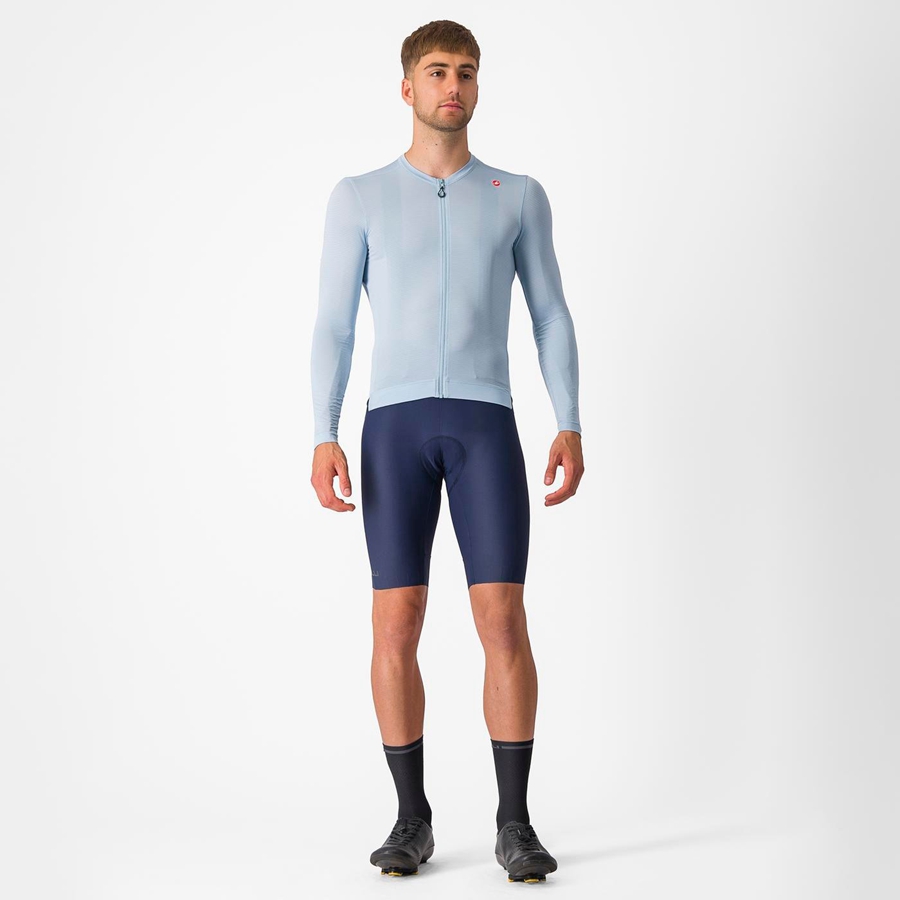 Castelli ESPRESSO LS Muške Dres Plave Plave | 80UOVPESX