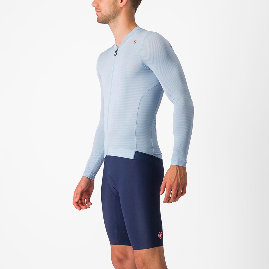 Castelli ESPRESSO LS Muške Dres Plave Plave | 80UOVPESX