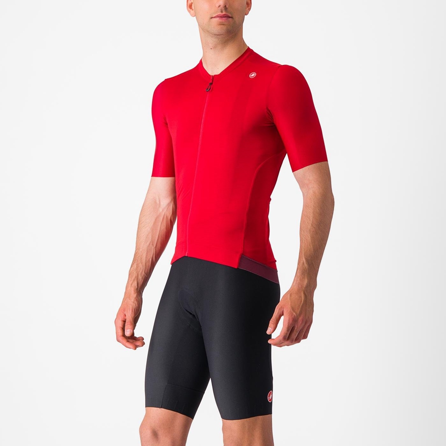 Castelli ESPRESSO Muške Dres Crvene Tamno Bordo | 09OYQSRAP