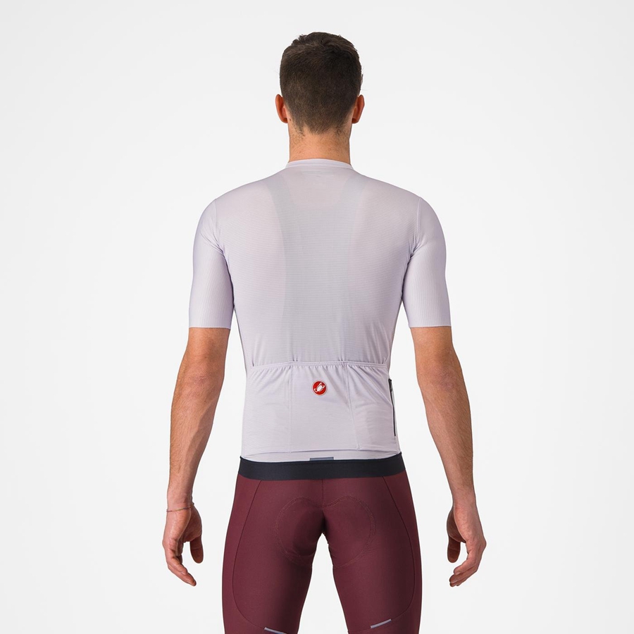 Castelli ESPRESSO Muške Dres Ljubičaste Bijele Tamno Sive | 84JWKBDVZ
