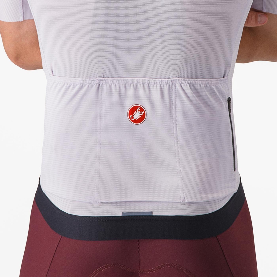 Castelli ESPRESSO Muške Dres Ljubičaste Bijele Tamno Sive | 84JWKBDVZ