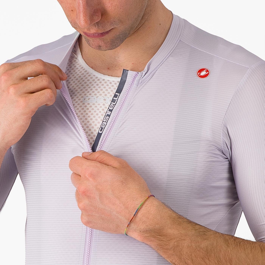 Castelli ESPRESSO Muške Dres Ljubičaste Bijele Tamno Sive | 84JWKBDVZ