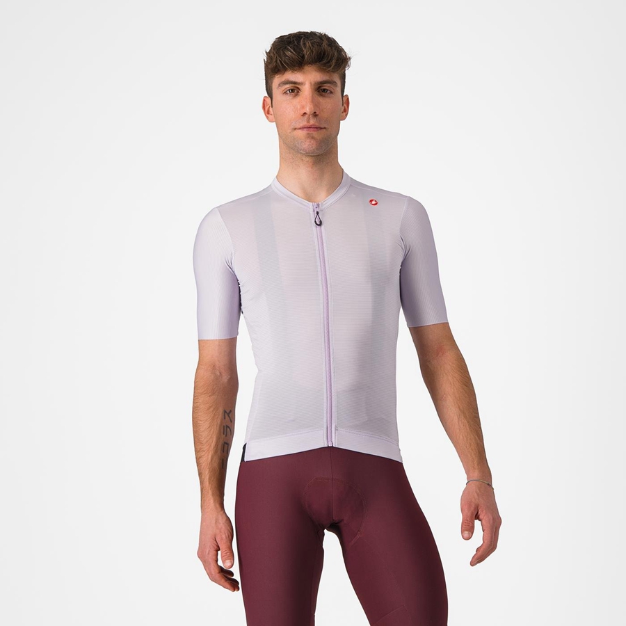 Castelli ESPRESSO Muške Dres Ljubičaste Bijele Tamno Sive | 84JWKBDVZ