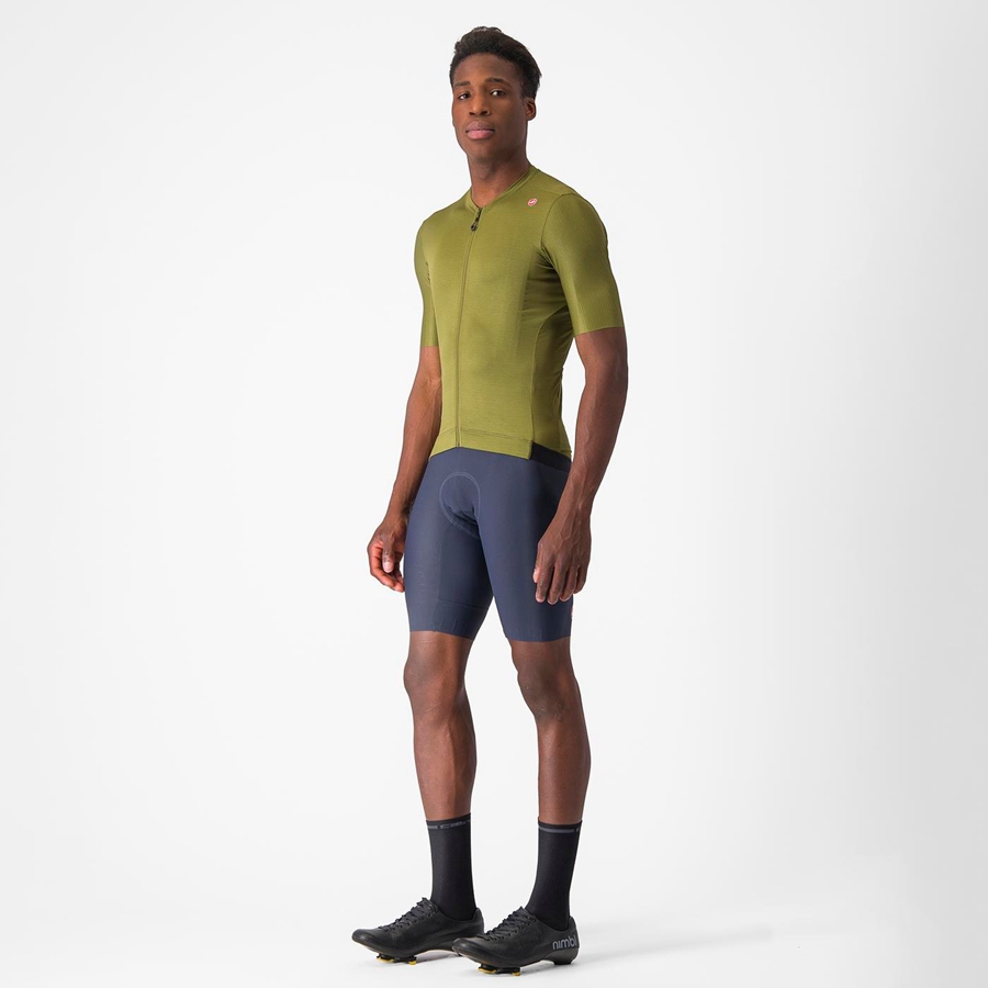 Castelli ESPRESSO Muške Dres Maslinasto Zelene Svijetlo Zelene | 17BVQAHYF
