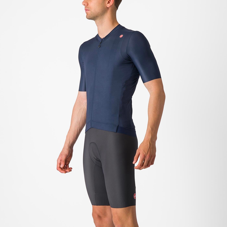 Castelli ESPRESSO Muške Dres Plave Srebrne | 32PDCLBUM