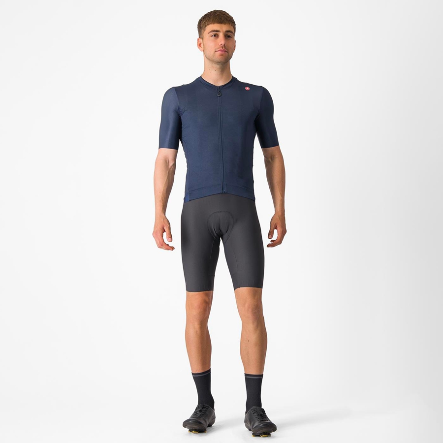 Castelli ESPRESSO Muške Dres Plave Srebrne | 32PDCLBUM