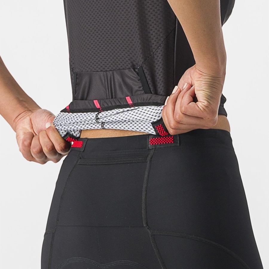Castelli FREE SPEED 2 W RACE TOP Ženske Odijela Crne | 03TZJSCAP