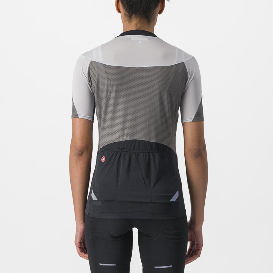 Castelli GRADIENT COLOR BLOCK Ženske Dres Sive Srebrne Sive | 36NSUADXF
