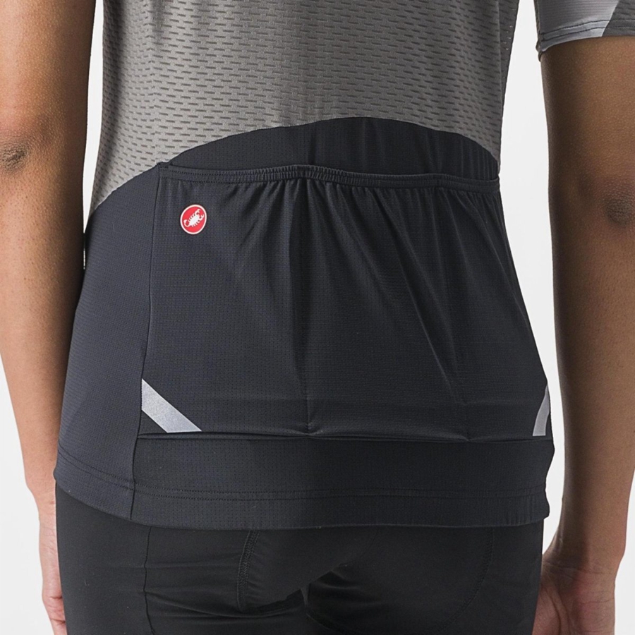 Castelli GRADIENT COLOR BLOCK Ženske Dres Sive Srebrne Sive | 36NSUADXF