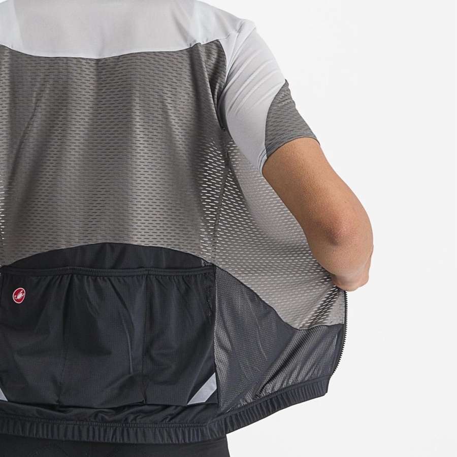 Castelli GRADIENT COLOR BLOCK Ženske Dres Sive Srebrne Sive | 36NSUADXF