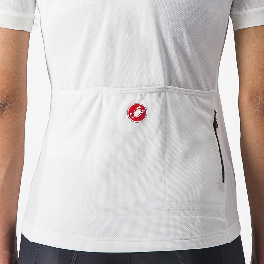 Castelli LIBERA Ženske Dres Bijele | 87XCUVFSY