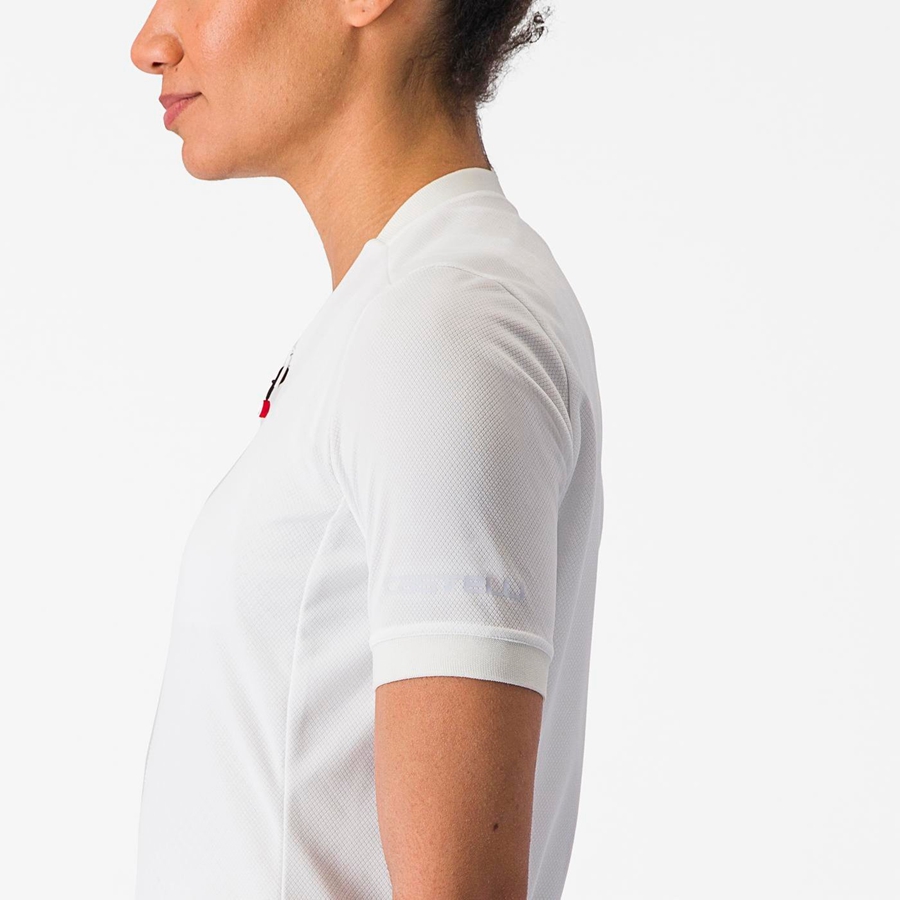 Castelli LIBERA Ženske Dres Bijele | 87XCUVFSY
