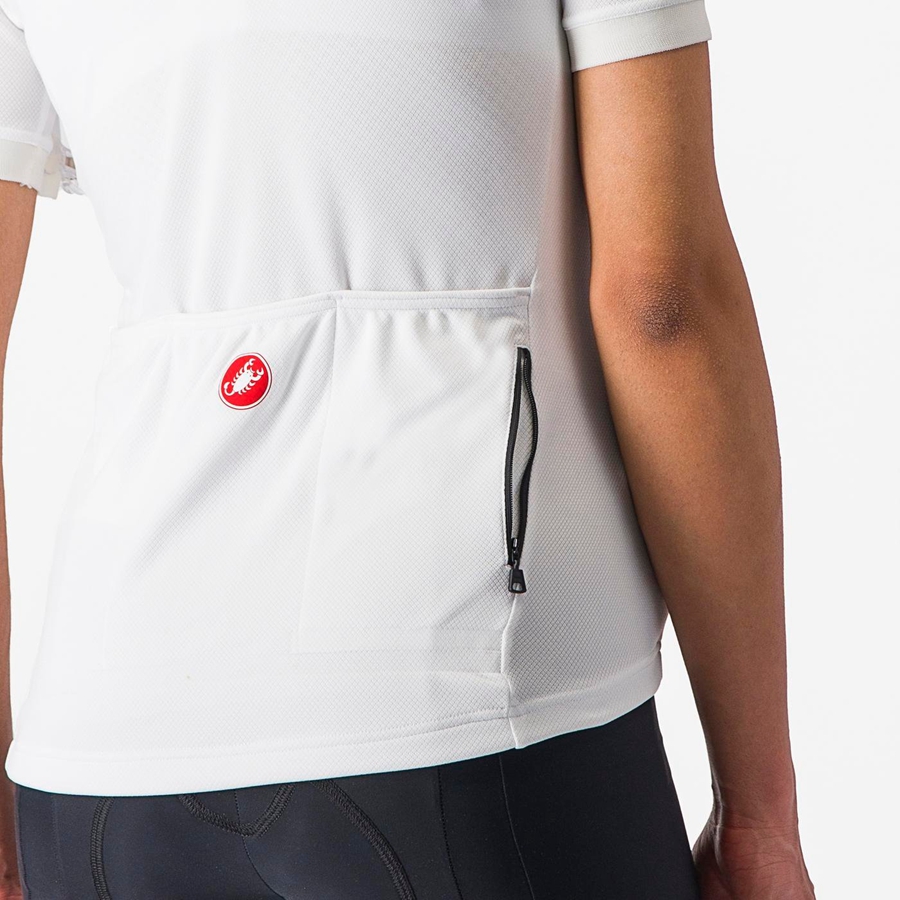 Castelli LIBERA Ženske Dres Bijele | 87XCUVFSY