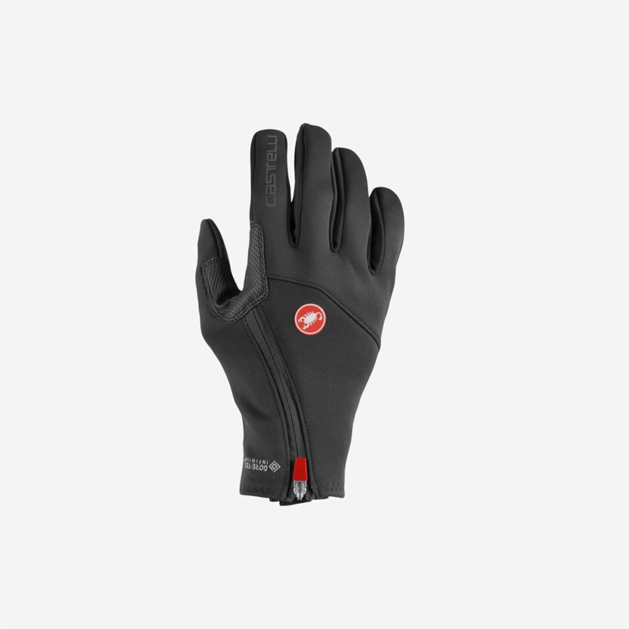 Castelli MORTIROLO Muške Rukavice Crne | 38LUKWQSN
