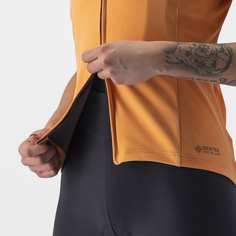 Castelli PERFETTO RoS 2W WIND Ženske Jakne Smeđe | 25AILFWET