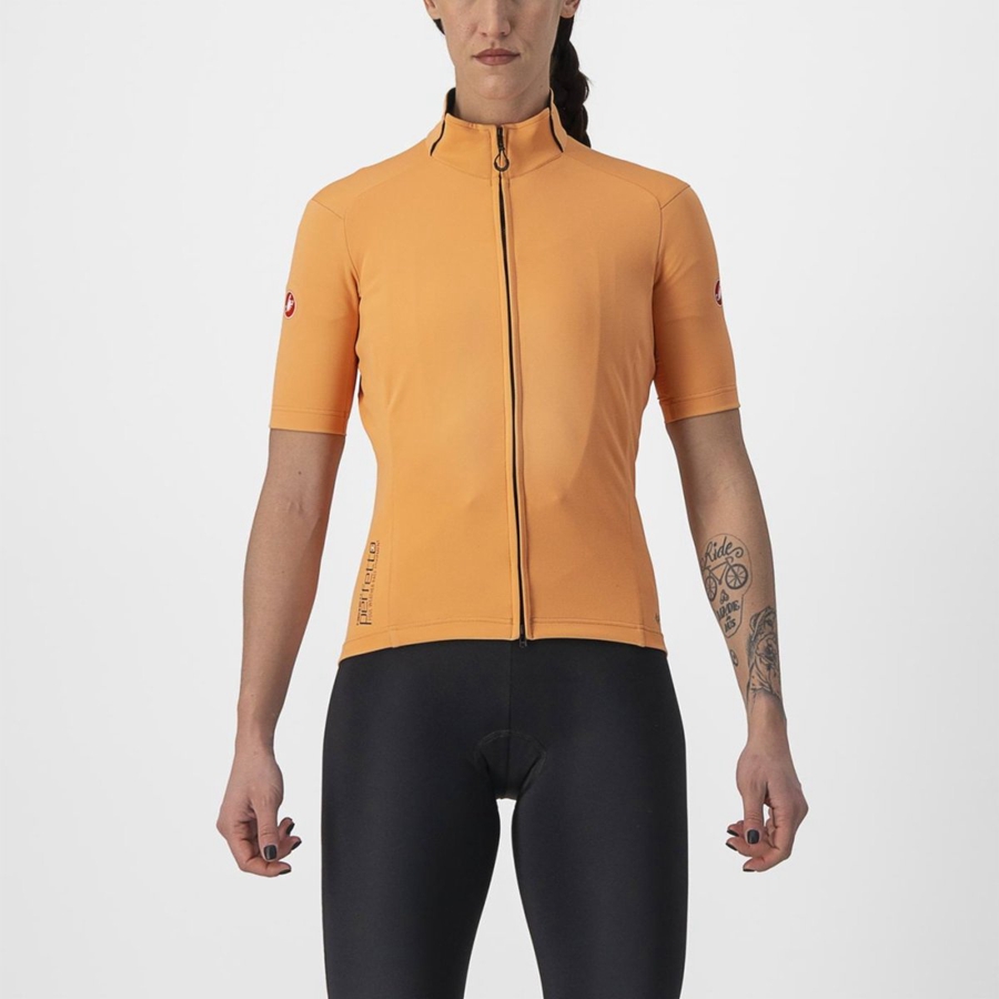 Castelli PERFETTO RoS 2W WIND Ženske Jakne Smeđe | 25AILFWET
