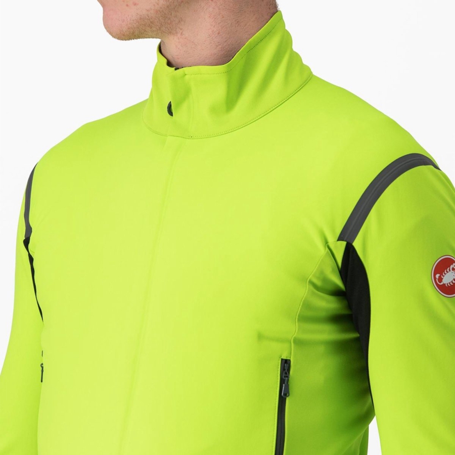 Castelli PERFETTO RoS 2 Muške Jakne Svijetlo Zelene Tamno Sive | 24YVGOHWJ