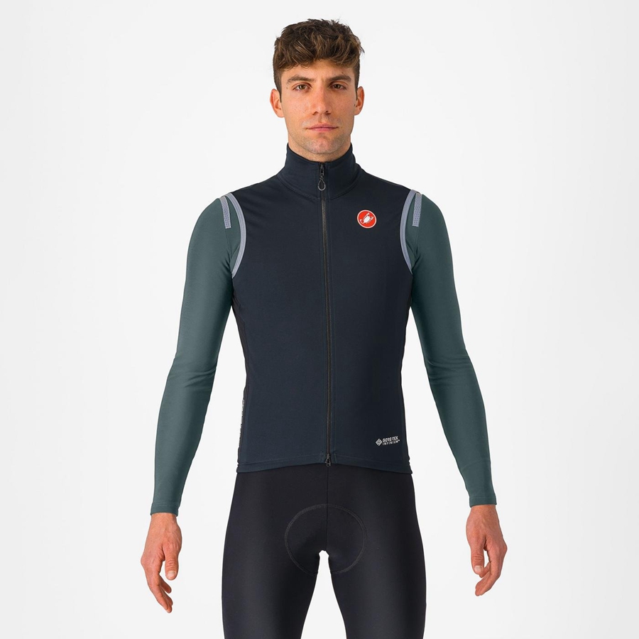 Castelli PERFETTO RoS 2 Muške Prsluk Crne | 53RXUAPDY