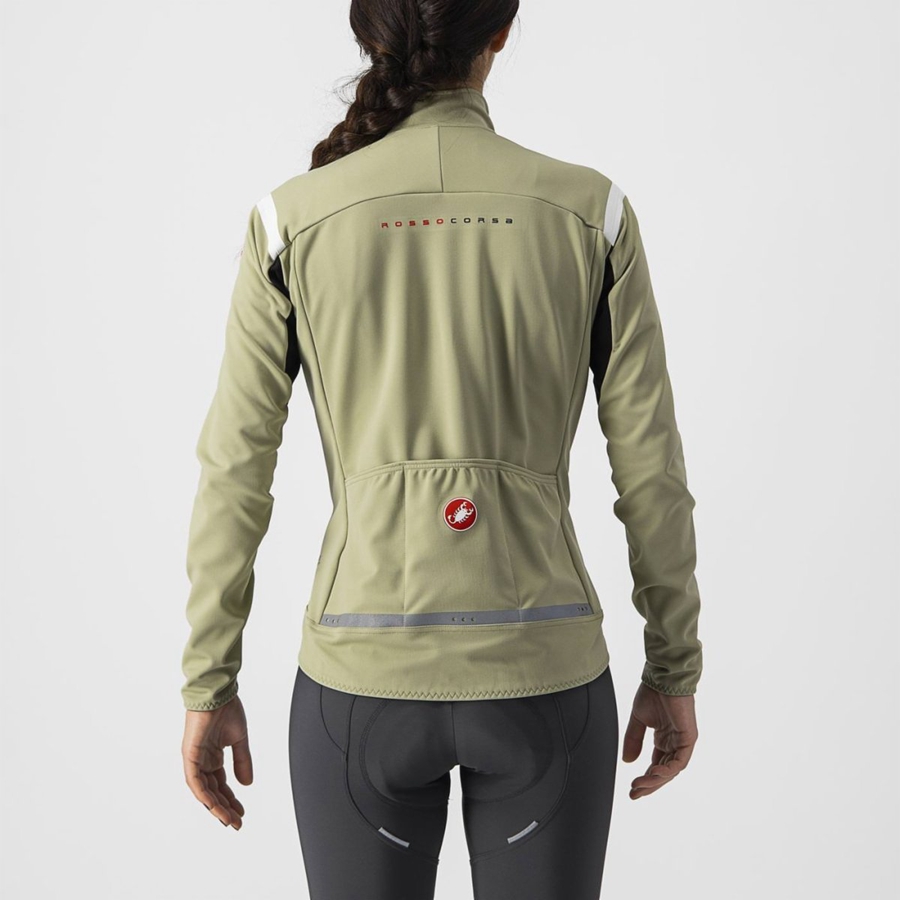 Castelli PERFETTO RoS 2 W Ženske Jakne Zelene | 34UCKDWST