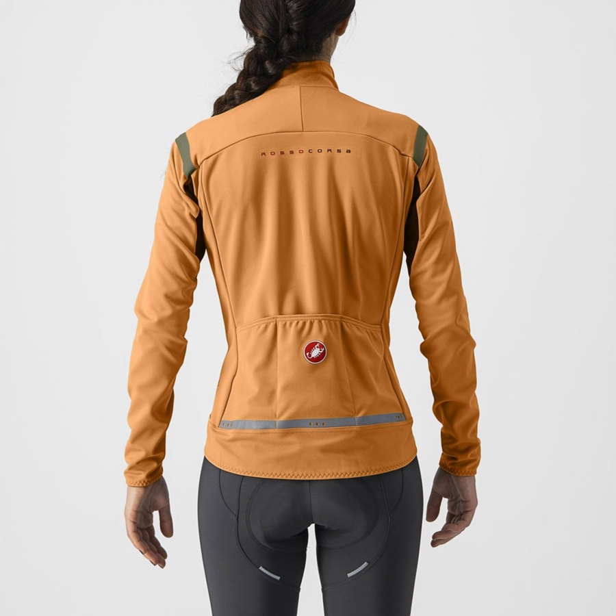 Castelli PERFETTO RoS 2 W Ženske Jakne Zelene | 59JYGCFBX