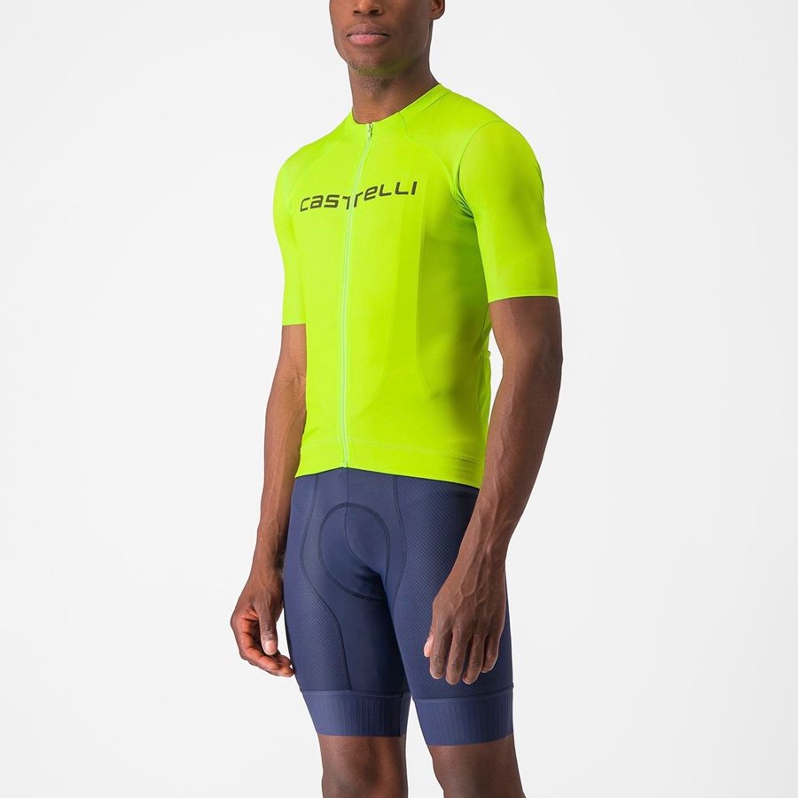 Castelli PROLOGO LITE Muške Dres Svijetlo Zelene Tamno Zelene | 58MXJHRND