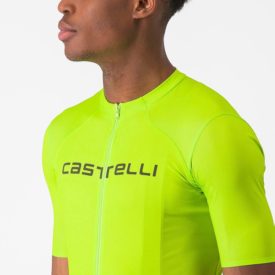 Castelli PROLOGO LITE Muške Dres Svijetlo Zelene Tamno Zelene | 58MXJHRND