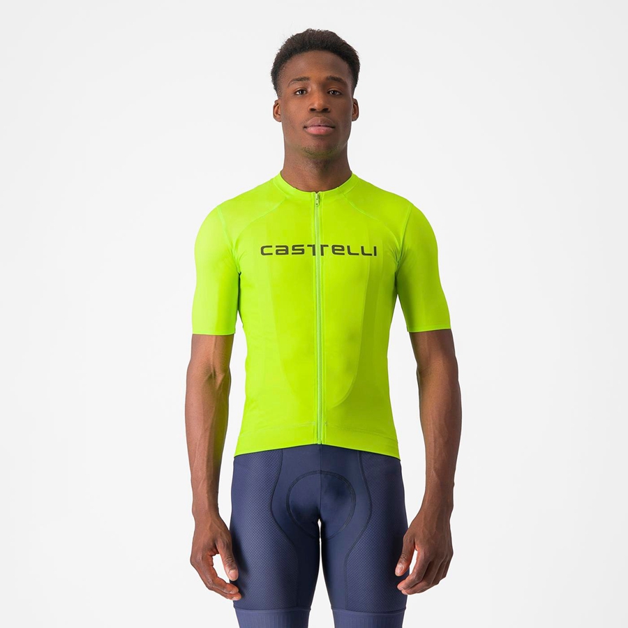 Castelli PROLOGO LITE Muške Dres Svijetlo Zelene Tamno Zelene | 58MXJHRND