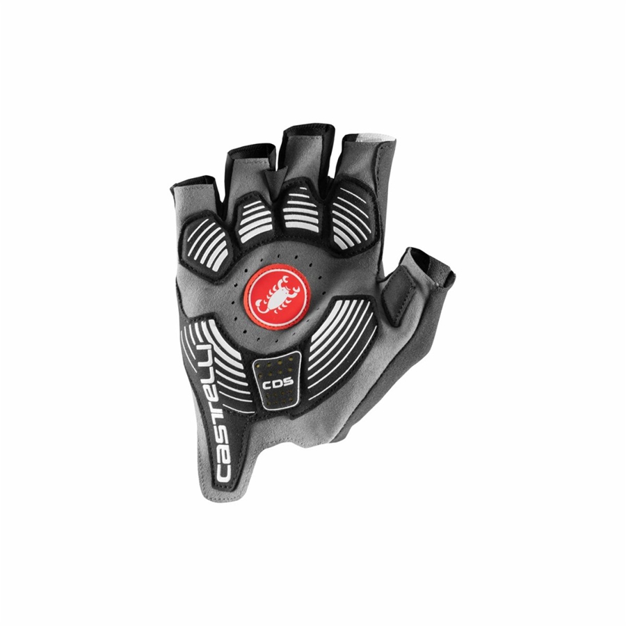 Castelli ROSSO CORSA PRO V Muške Rukavice Bijele | 84QAYNTMG