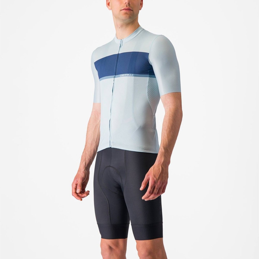 Castelli TRADIZIONE Muške Dres Plave Plave Sive | 27MQNFZPS