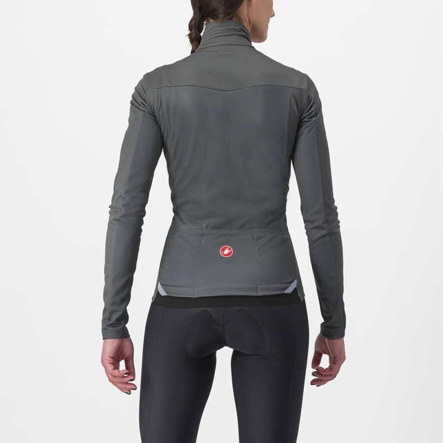 Castelli TRANSITION 2 W Ženske Jakne Sive | 36NFBCZLW
