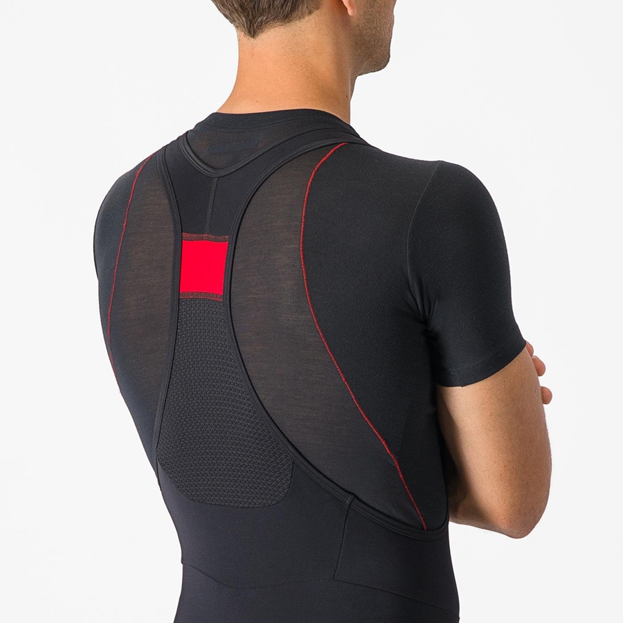 Castelli TUTTO NANO Muške Hulahopke S Bib Crne | 23KLWJNPI