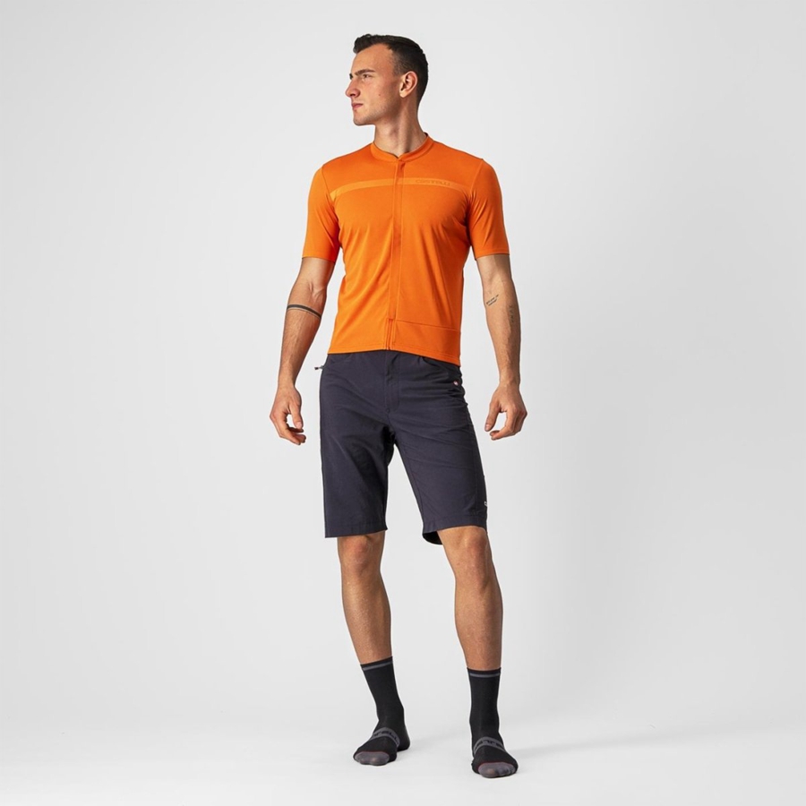 Castelli UNLIMITED ALLROAD Muške Dres Narančaste Crvene | 64NVZOHTX