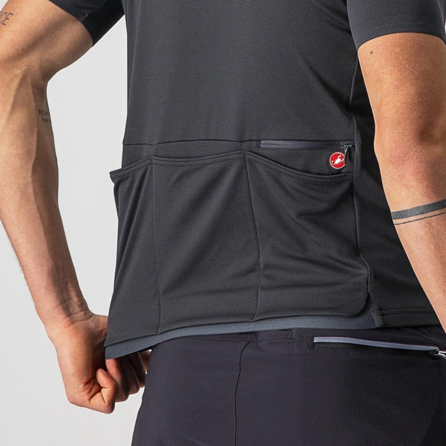 Castelli UNLIMITED ALLROAD Muške Dres Tamno Sive | 46TWPQRSU