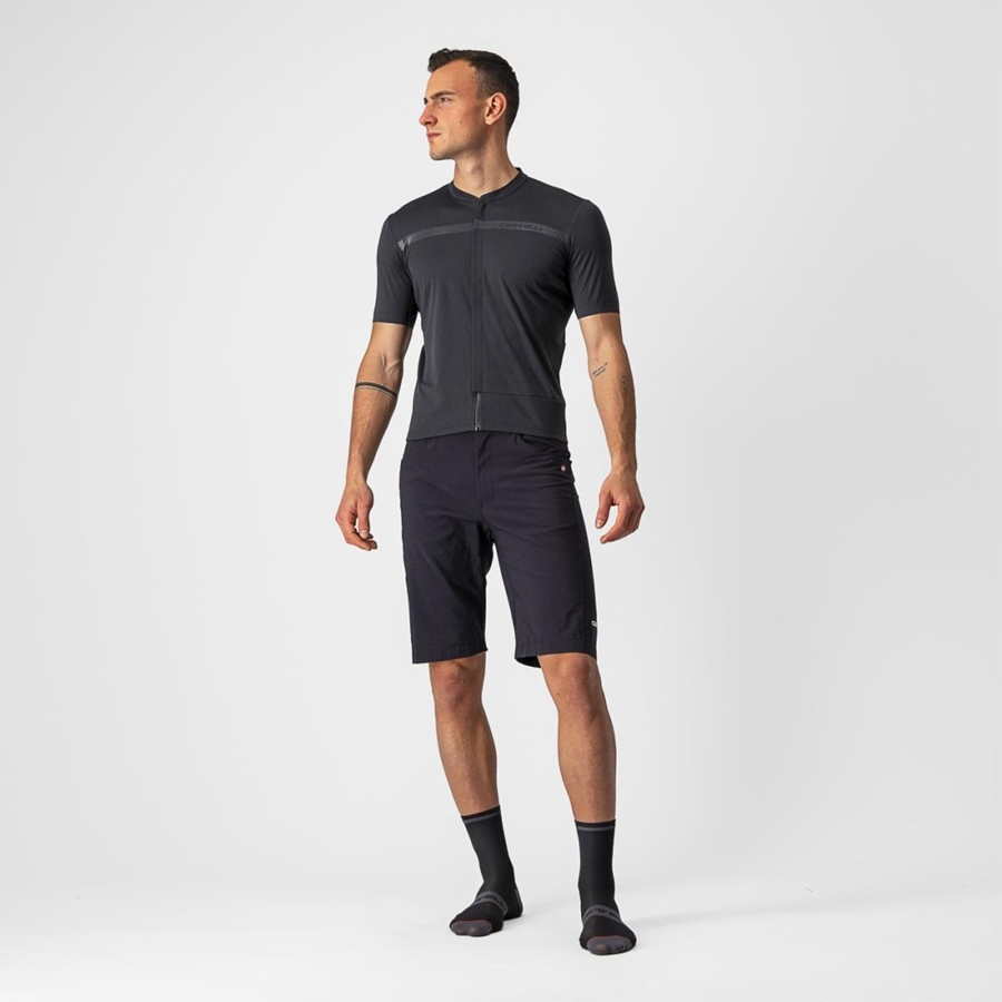 Castelli UNLIMITED ALLROAD Muške Dres Tamno Sive | 46TWPQRSU